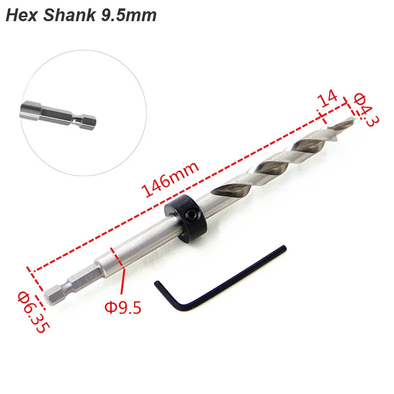 Twist Step Drill Bit With Stoper Locator For Kreg Jig Guide Manual