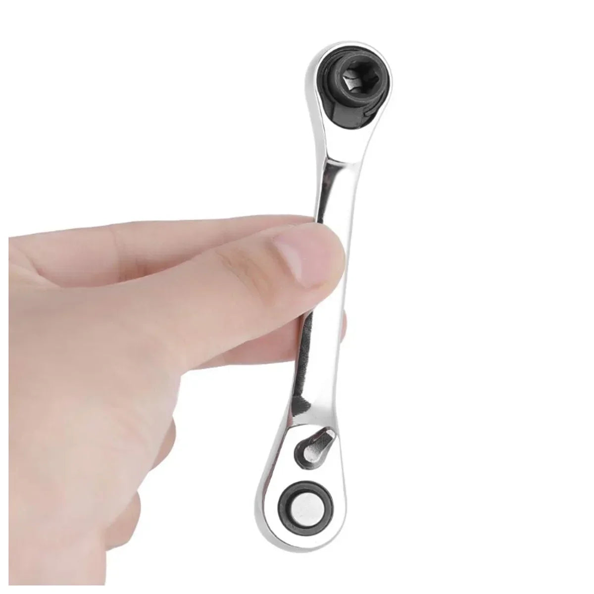 Rafford Mini Treble 1/4 Ratchet Wrench Double Ended Quick Socket