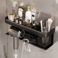 Bathroom Shelf Makeup Storage Organizer Aluminum Alloy Hair Dryer