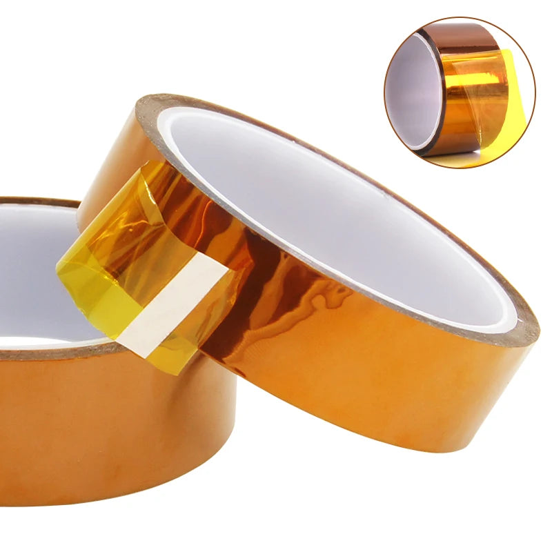 30m Long Gold Finger High Temperature Resistant Tape Polyimide Tape