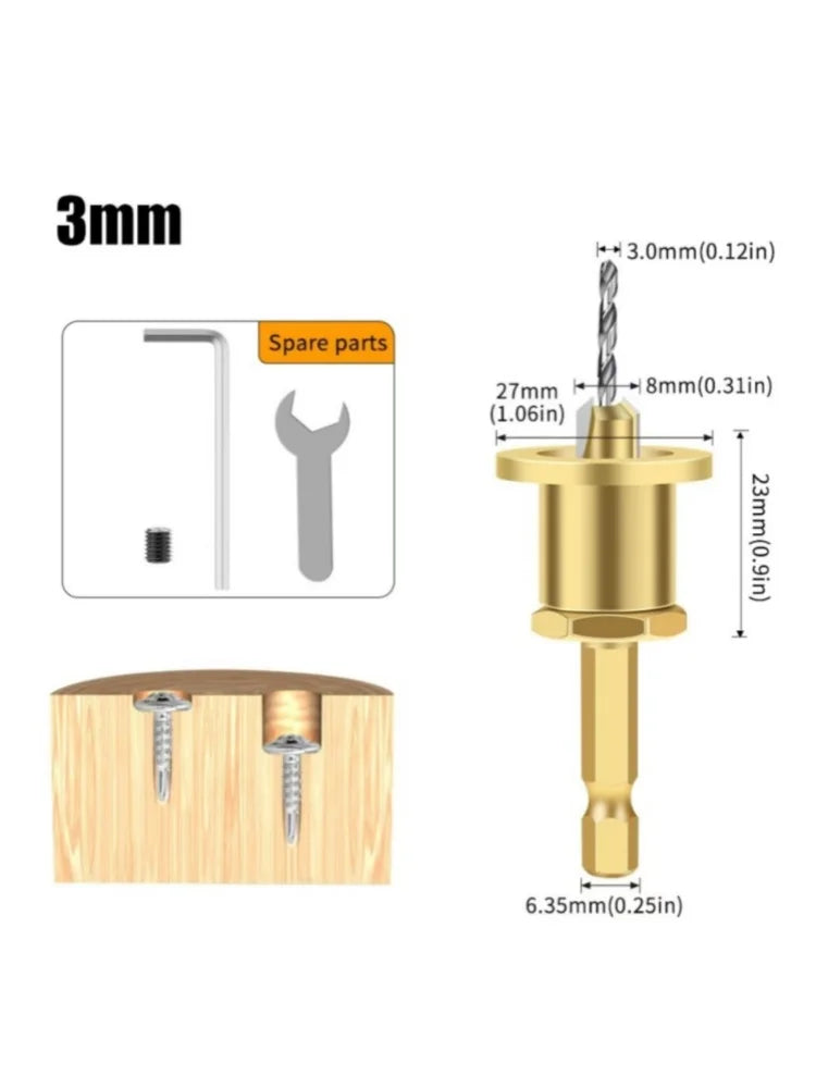 1/5Pcs CNC Adjustable Hexagonal Handle Cutter Woodworking Tools