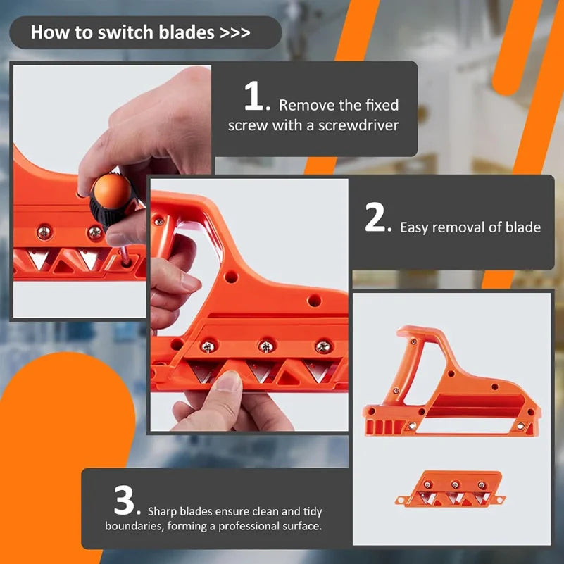 Plasterboard Quick Cutter Gypsum Board Hand Plane Drywall Edge