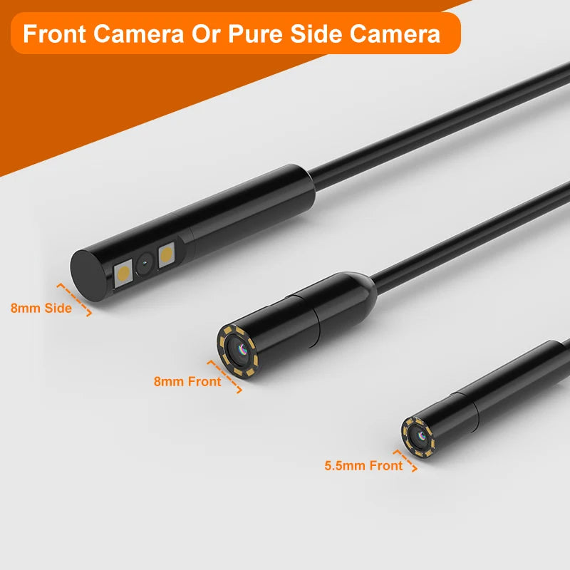 4.3'' Industrial Endoscope Camera 1080P HD 50m Rigid Cable Hand-held