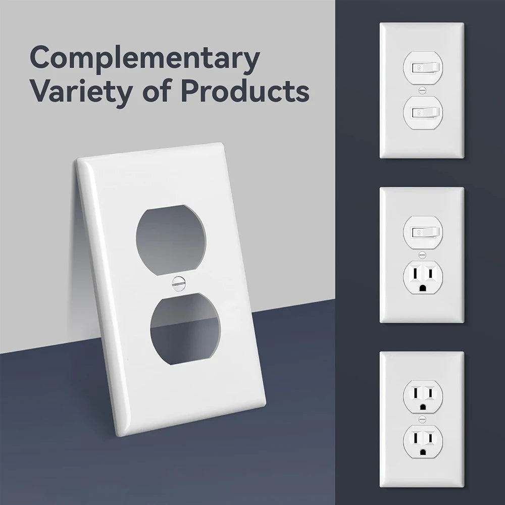 1 piece of wall panel light switch cover, various styles of PC wall