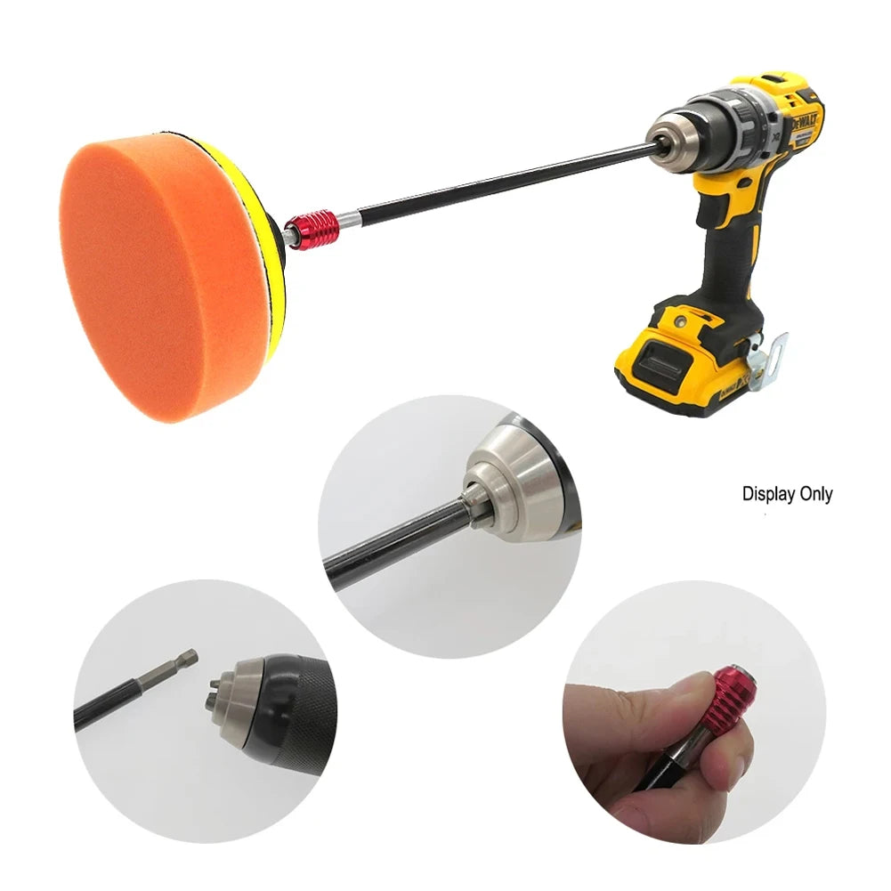 300mm Quick Release 1/4" Screwdriver Drill Bit Holder High Carbon