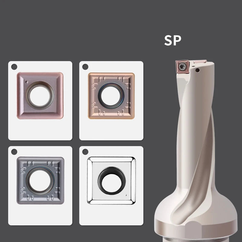 SP Series Indexable Quick U Drill Bit 10mm-50mm 2D 3D 4D 5D Bites
