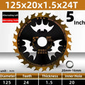 Circular Saw Blade for Wood Cutting – 4" to 7.25" Electric Woodworking Saw Blade 24T Alloy 110–185mm