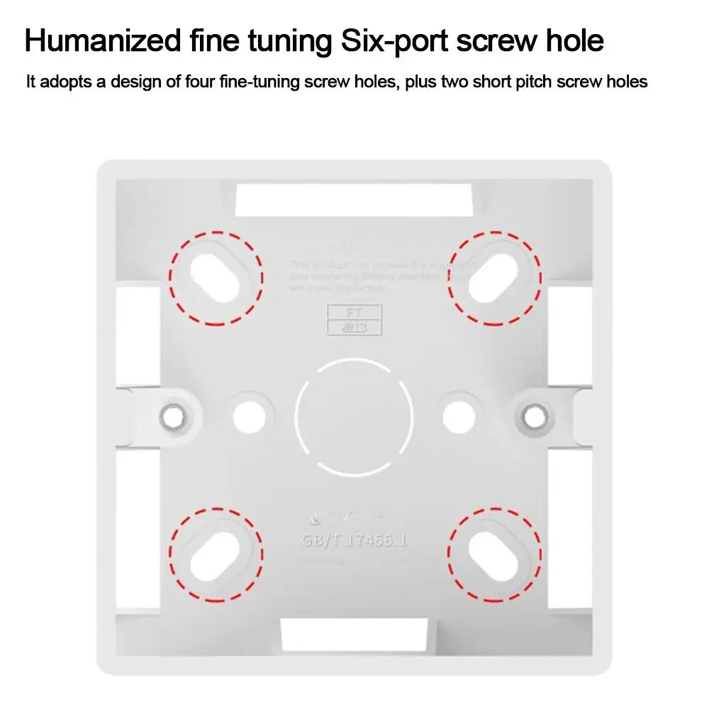 86 Type Switch Socket Box On-Wall Mount External Mounting Case