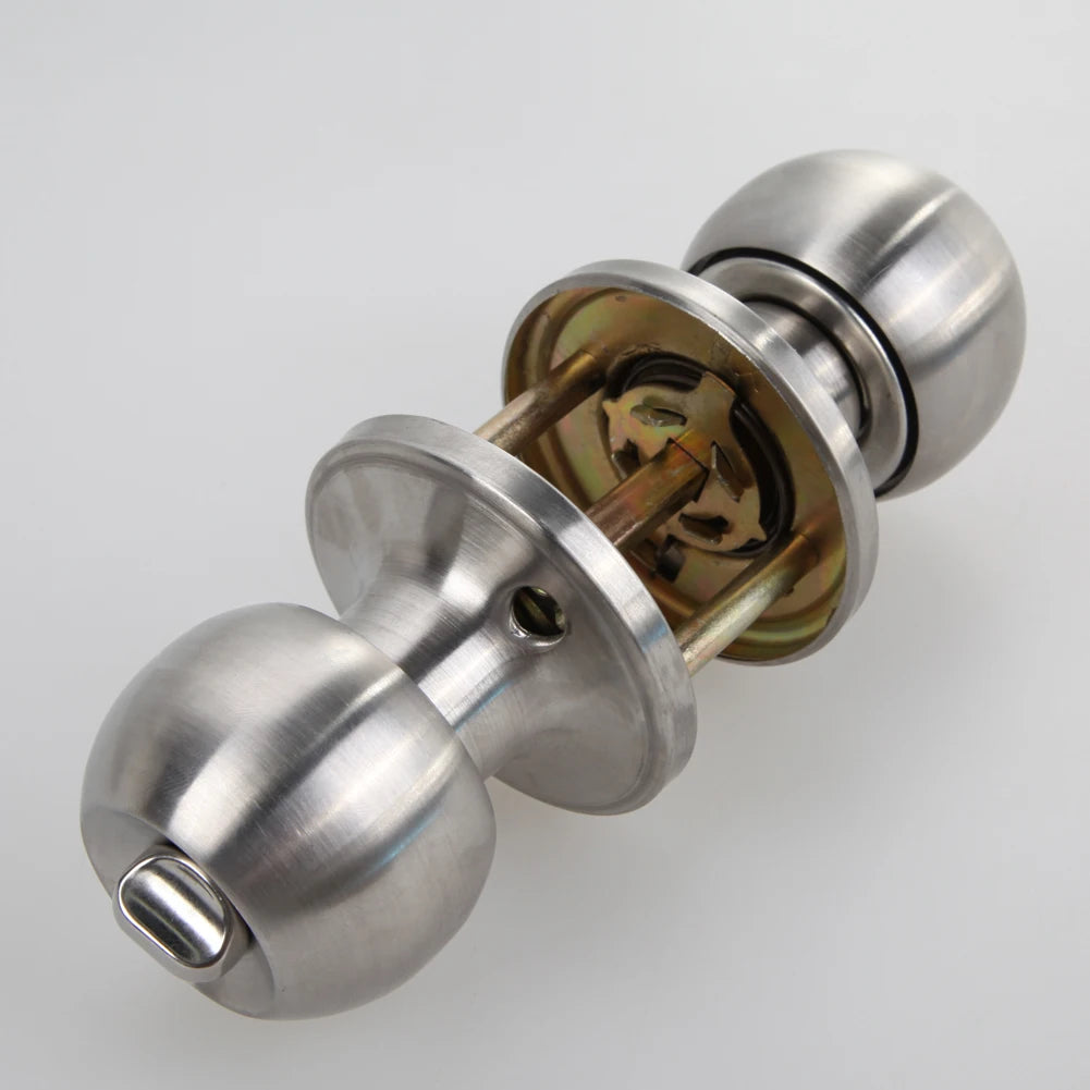 Door Handle Knob Stainless Steel Rotation Round Door Knobs Handle