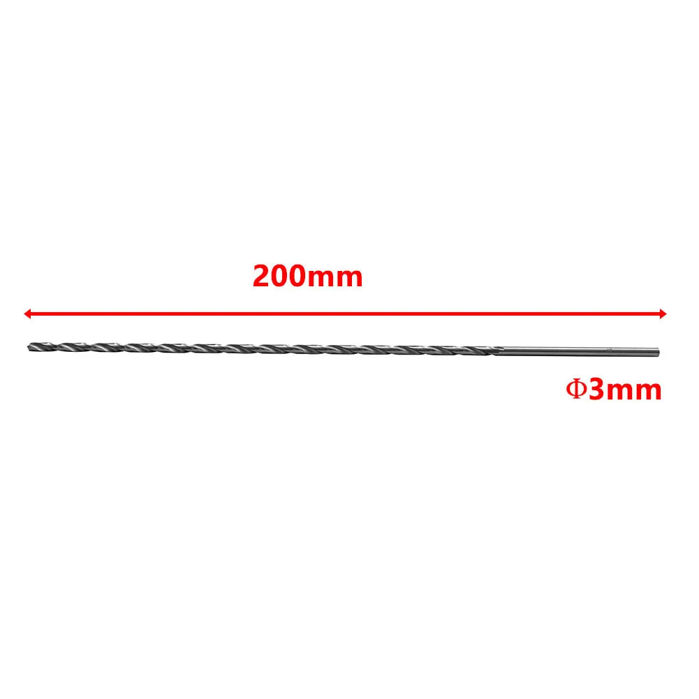 Extra Long HSS Straight Shank Drill Bit Power Tool For Metal