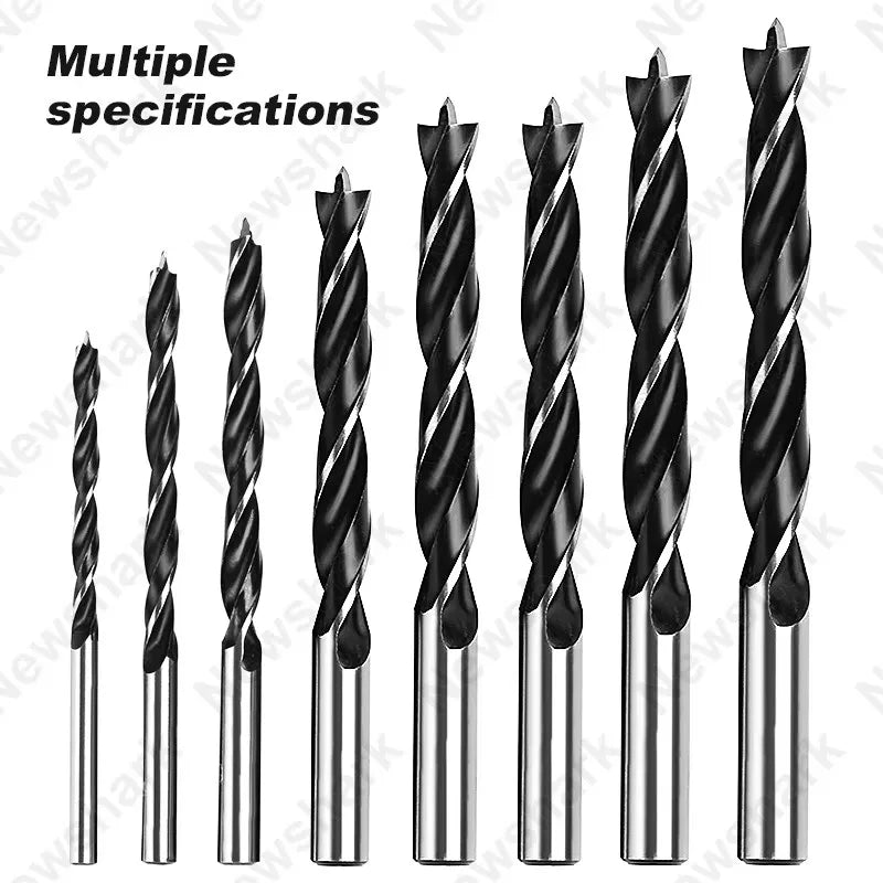 8pcs Woodworking Drilling Bit, 3-10mm Fried Dough Twists Bit Set
