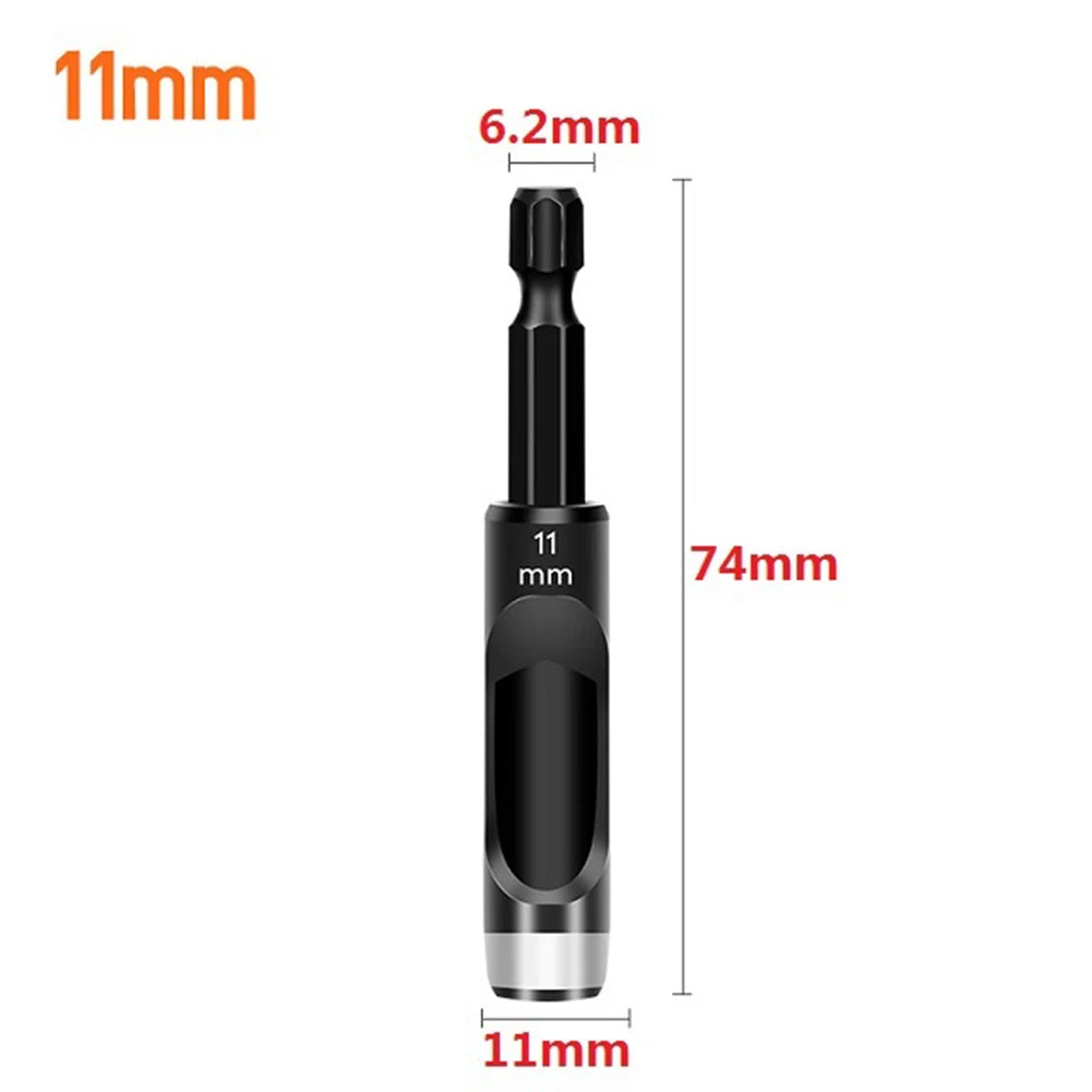 1/5pcs Leather Craft Hollow Hole Punches Hex Shank Adapter Hollow