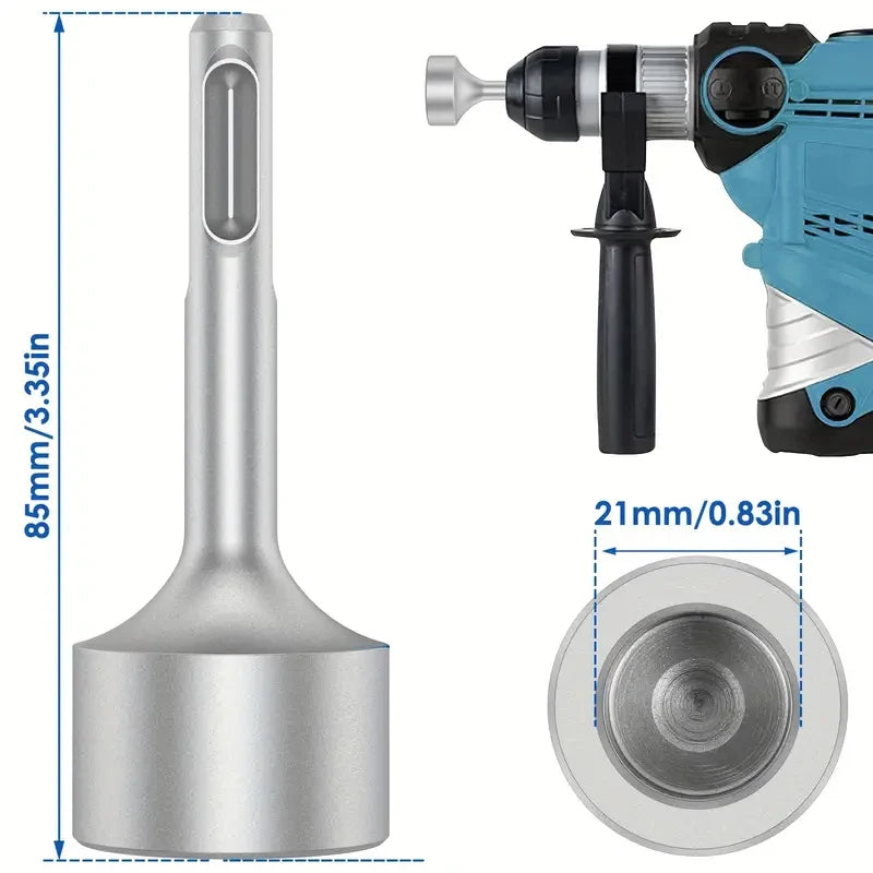 SDS Plus Ground Rod Driver 85mm Heavy Duty Steel Drill Bit Driver