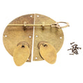 1 Set Knocking Pull Lock Latch Handle Chinese Ancient Style Door Fu...