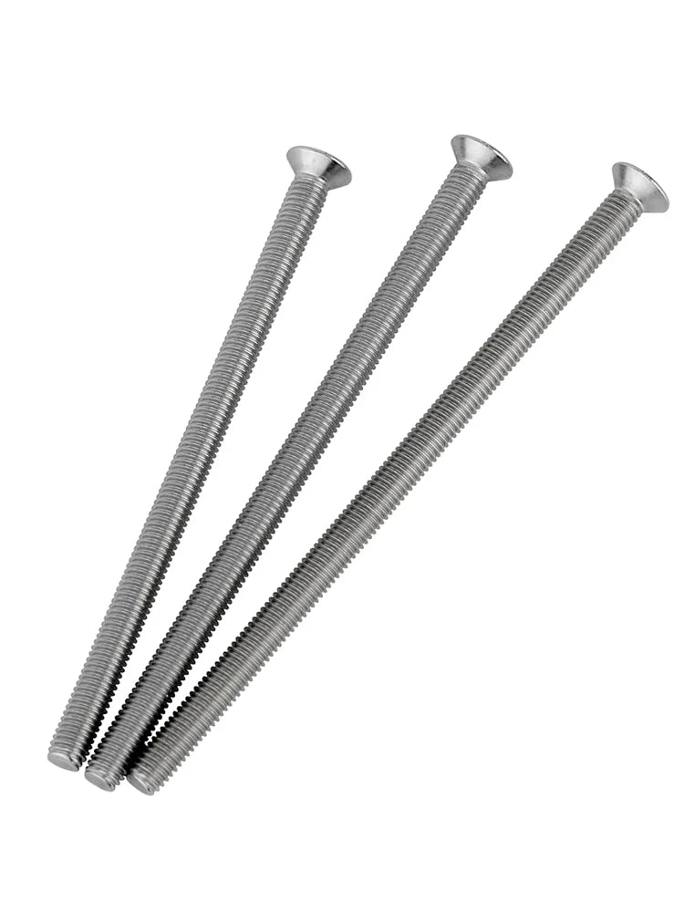 M3 M4 M5 M6 M8 M10 Lengthened Cross Flat Countersunk Head Bolts Extra