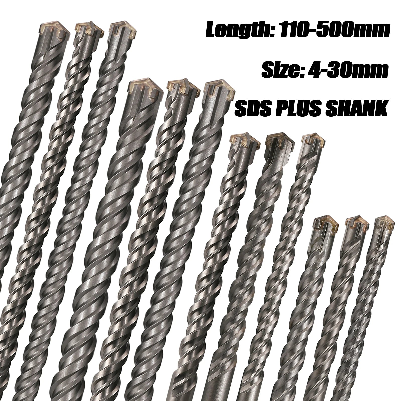 SDS Plus Extended Cross Hammer Drill Bit — 110mm t - View 1