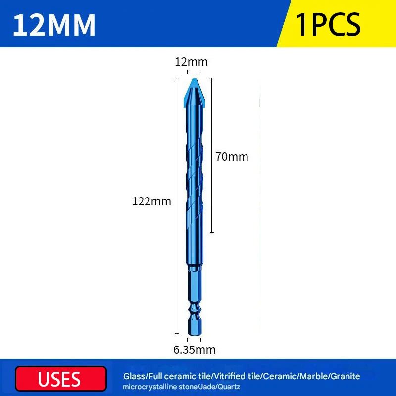 10/5/2PCS Eccentric Drill Bits Set Ceramic Tile Drill Bit Set