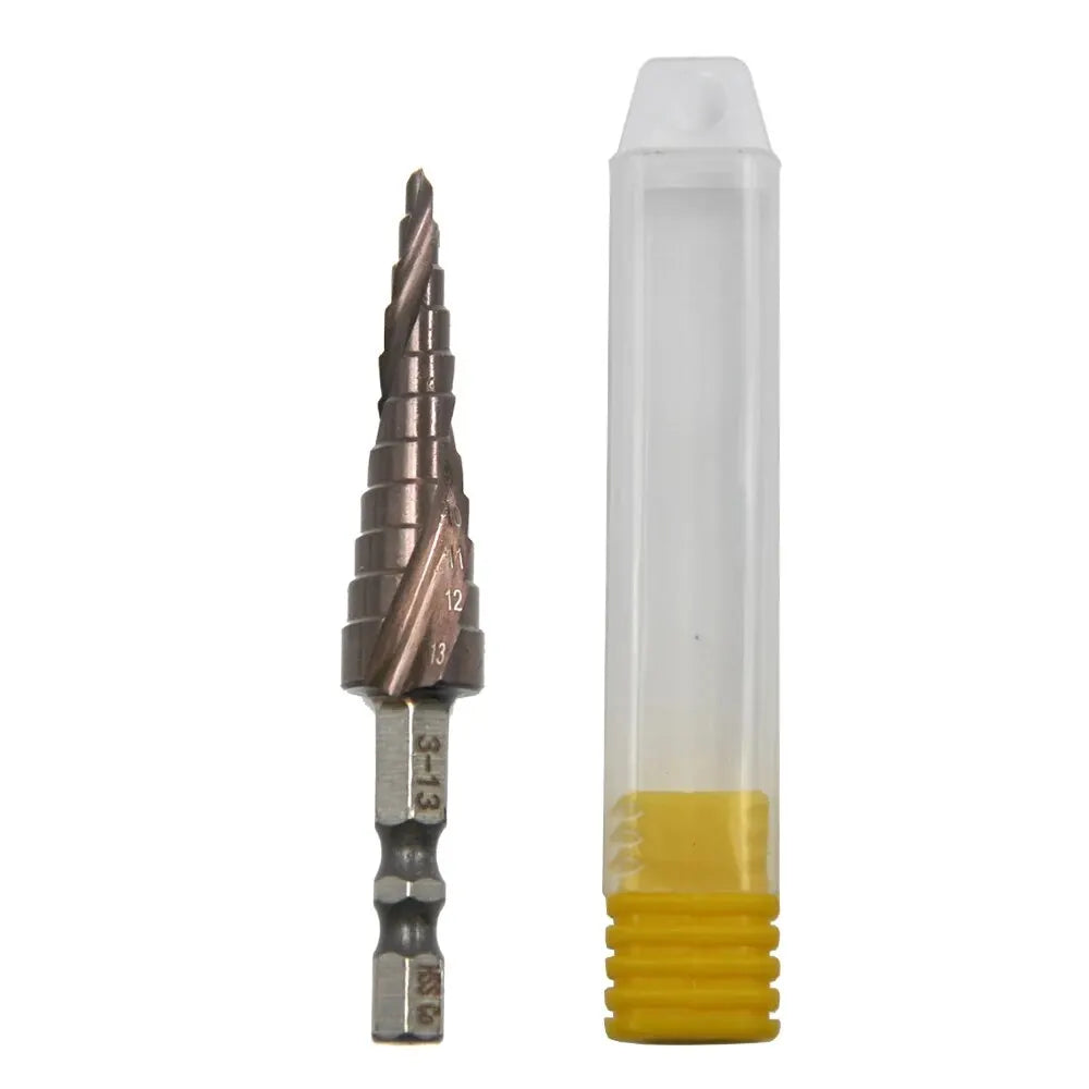 M35 Cobalt Hex Shank Step Drill 3–13mm – For Stainless Steel & Hard Metals