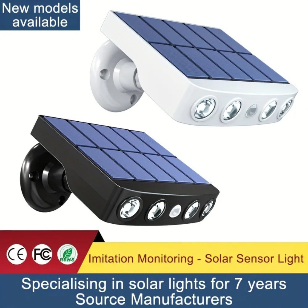 Powerful Solar Security LED Lights Outdoor Decor Sensor Motion 3