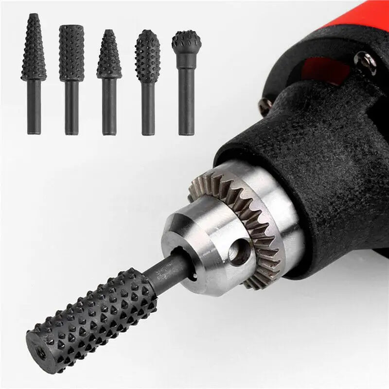 1/4'' 5PCS Drill Bit Set Cutting Tools for Woodworking Knife Wood