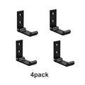 4Pcs Folding Coat Hooks Heavy Duty Aluminum Wall Mount Clothes Rack
