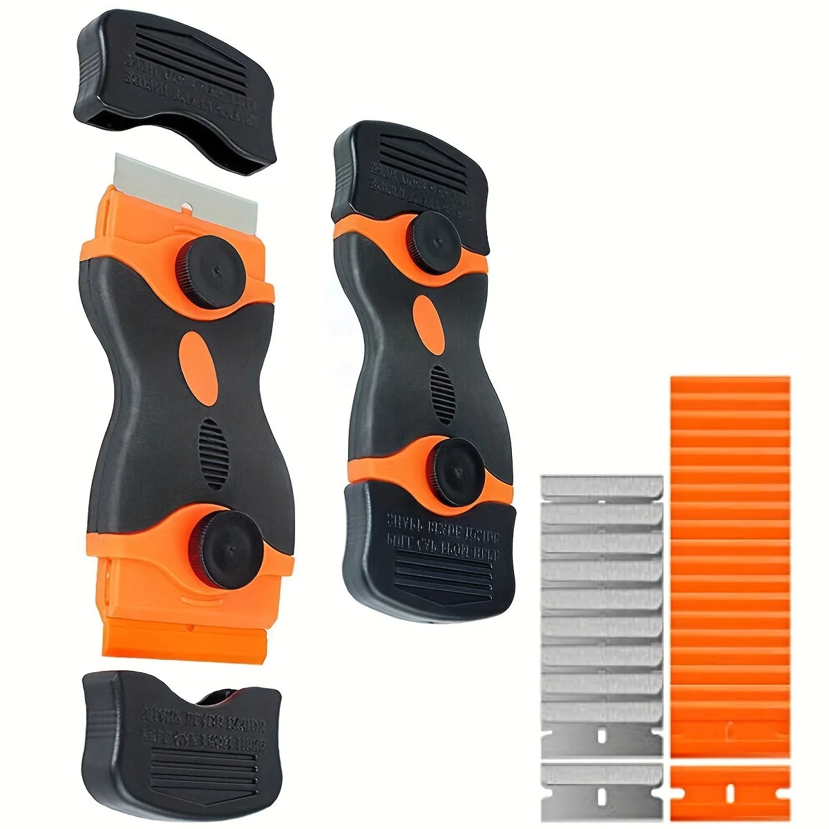 21pcs Razor Blade Scraper Double Edge Razor Scraper Remover Tool