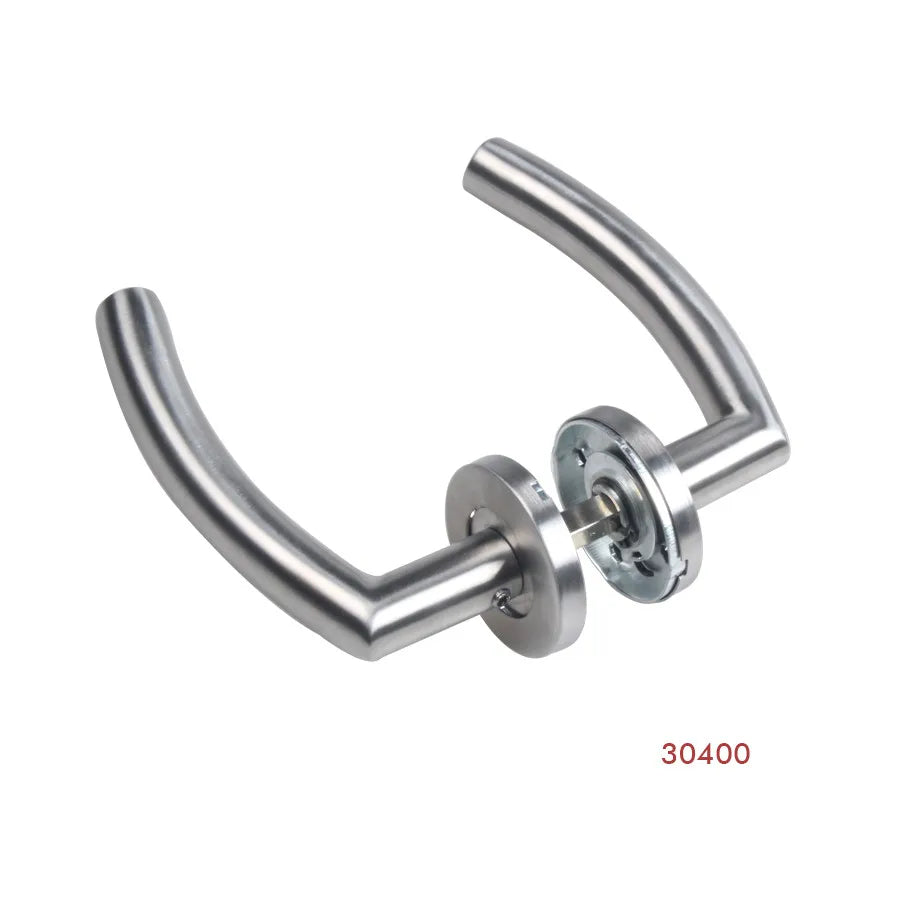 Door Handle Set Stainless Steel Interior Home Lever Handle Lock