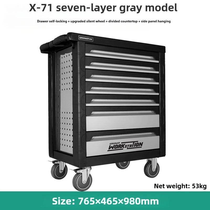 Heavy-Duty Multi-Function Auto Repair Tool Cart & Cabinet