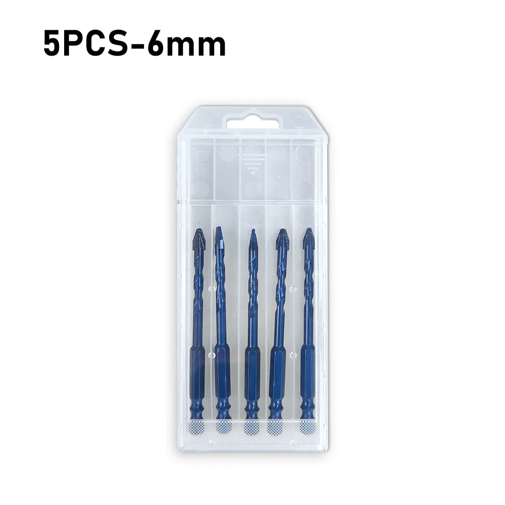 High Hardness Eccentric Drill Bits 6/8/10/12mm – For Glass & Hard Materials