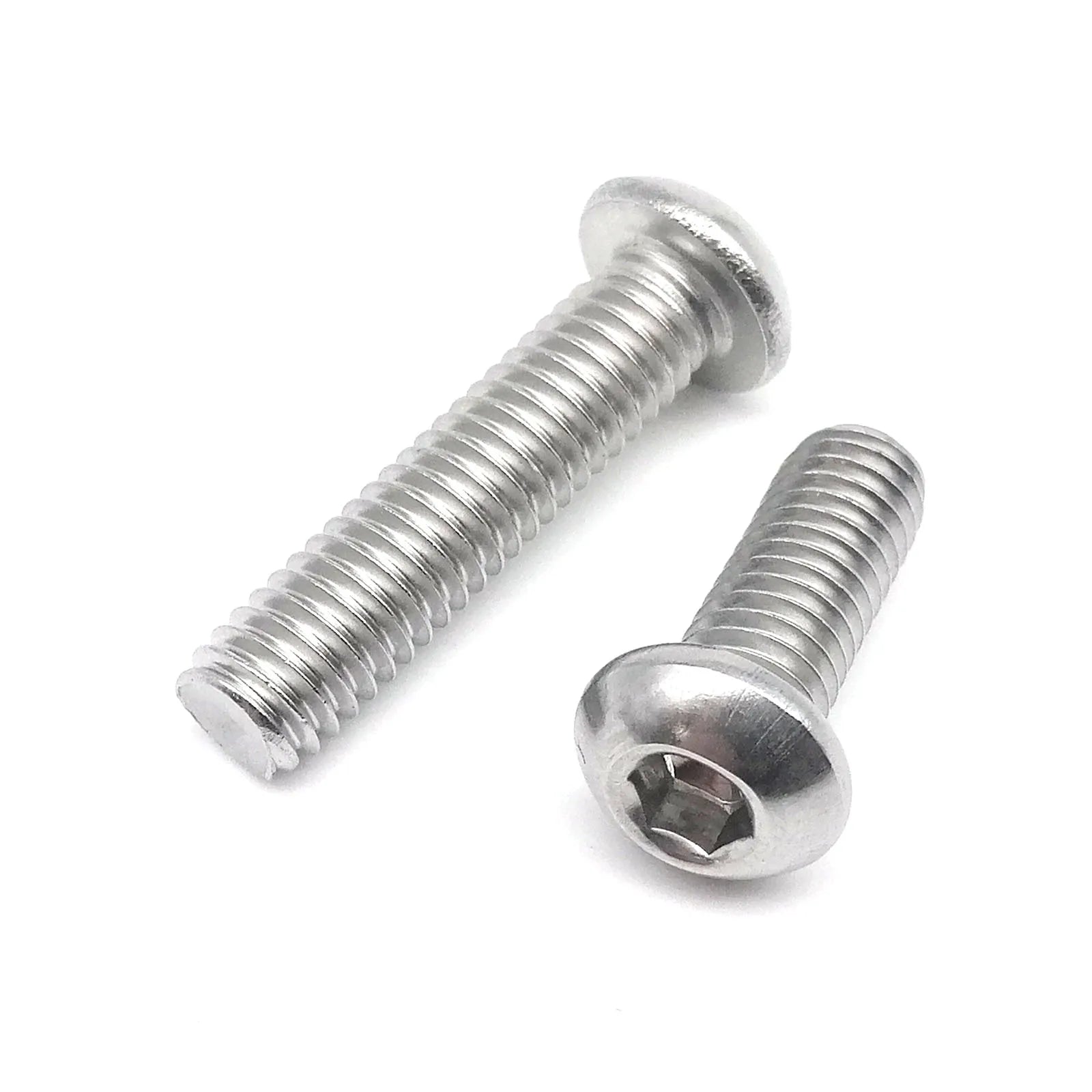 10/50pcs M1.6 M2 M2.5 M3 M4 M5 M6 M8 304 A2-70 Stainless Steel