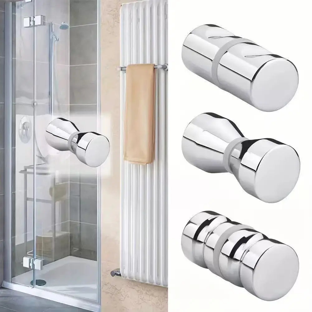Stylish Shower Glass Door Handle,Sliding Shower Doors Knob,Double