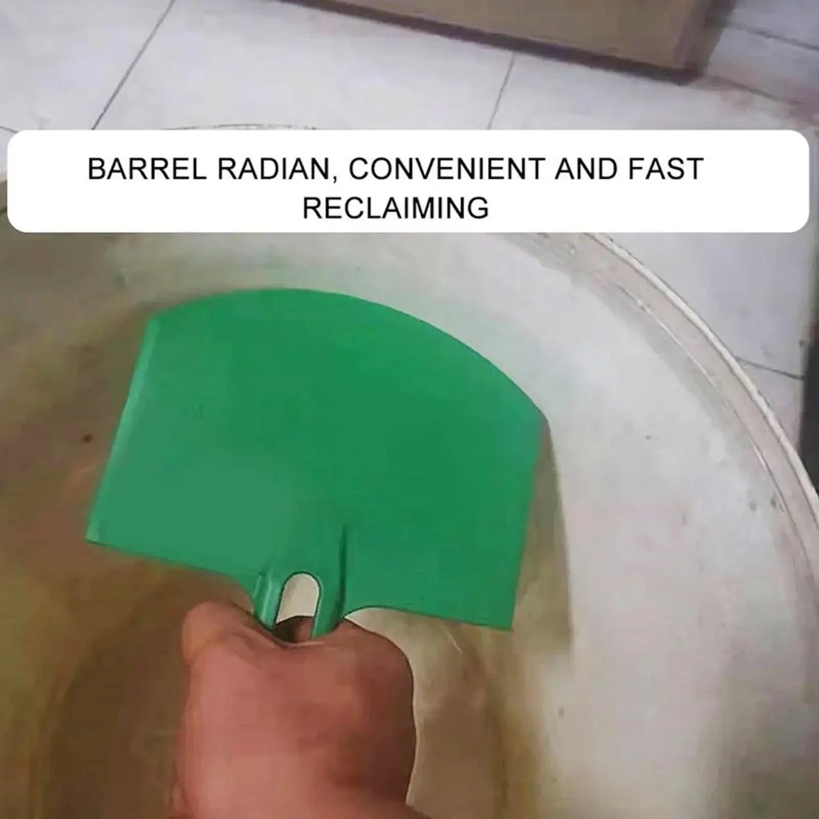 1Pc Curved Bucket Scoop Putty Knife Scraper Spackle Paint for Drywall