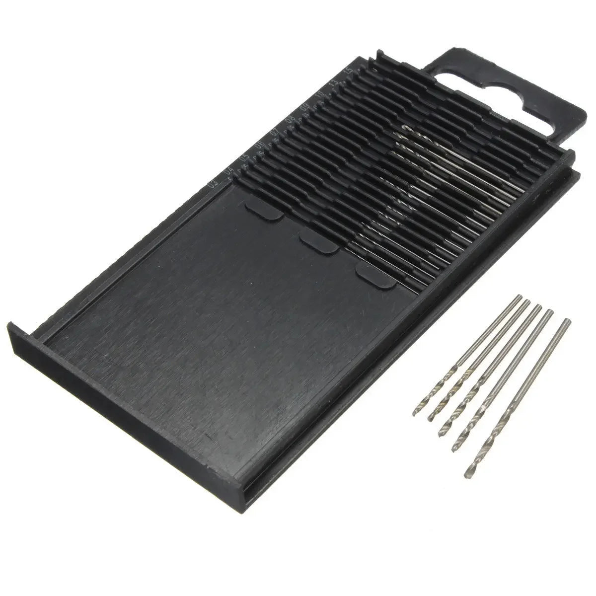 20Pcs Mini HSS Micro High Speed Steel Twist Drill Bit Set Model Craft