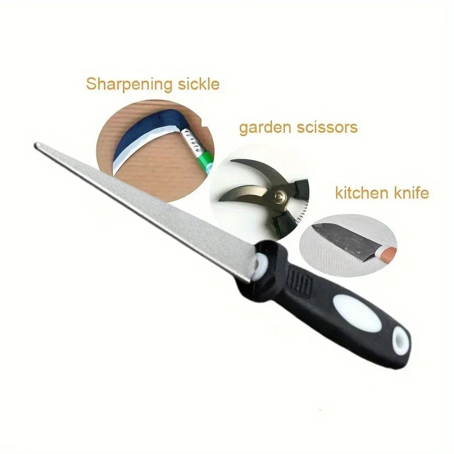 Diamond sharpening stone with one stone and two birds