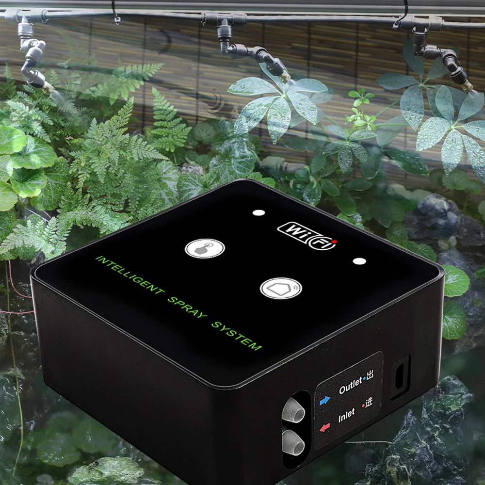 WiFi Smart Terrarium Misting System – 360° Timed Reptile Fogger