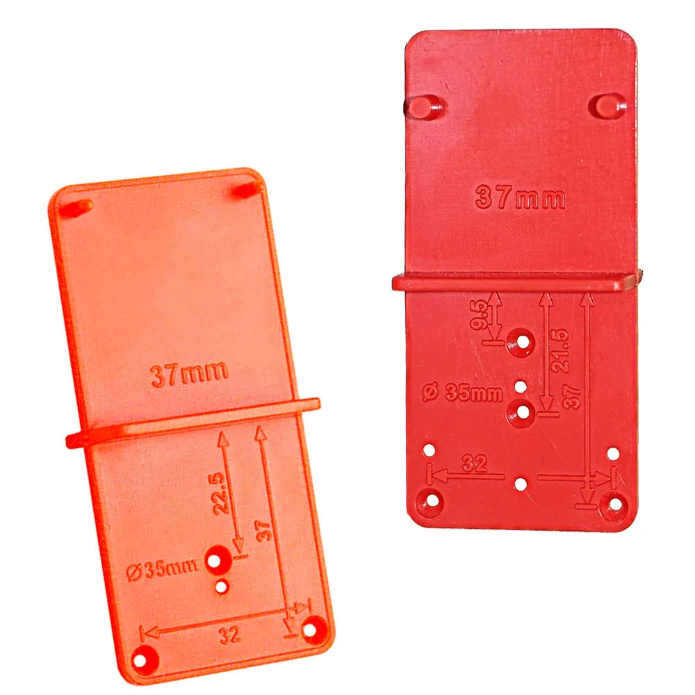 Hinge Hole Drilling Guide Positioning Mark Template 26/35/40mm Hing
