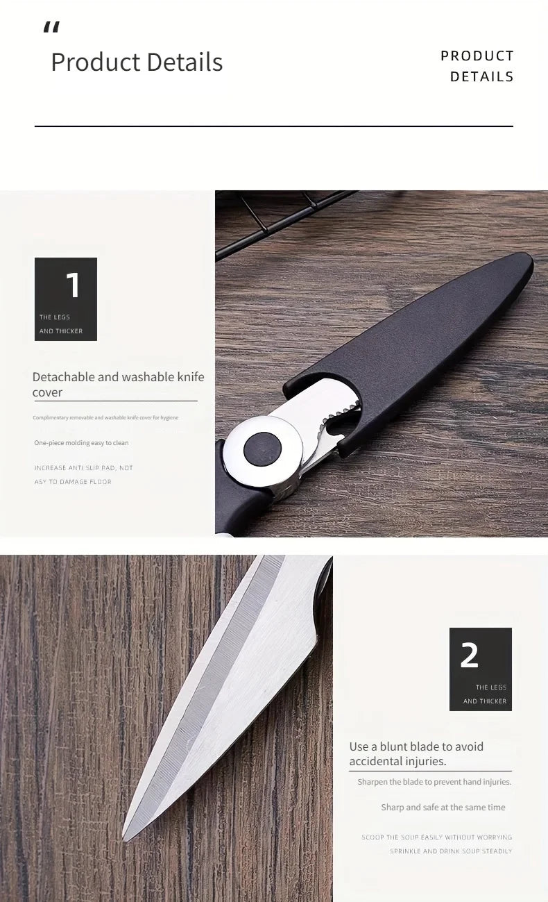 Multifunctional kitchen scissors Household fish cutting meat scissors
