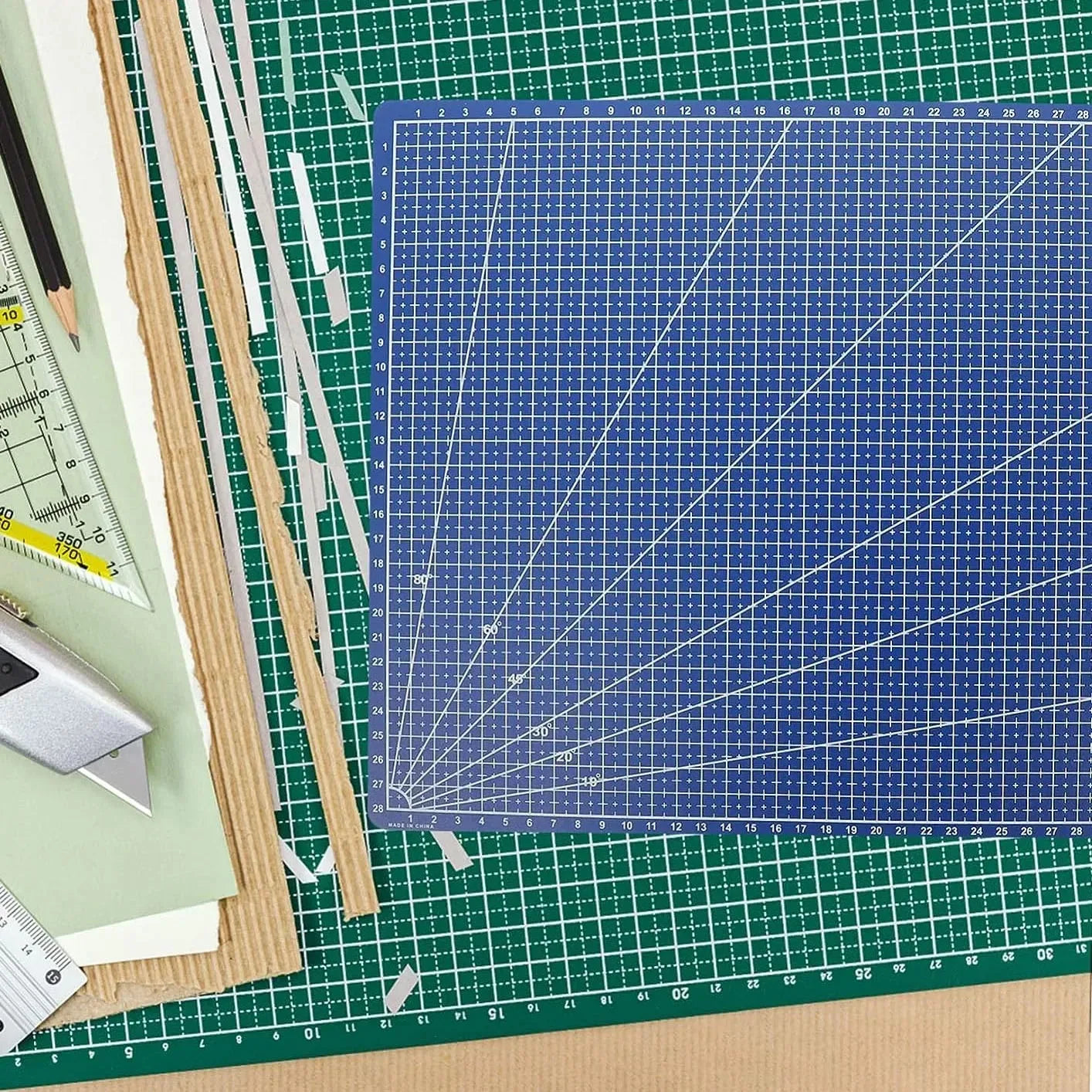 PVC Cutting Mat Workbench Pad for Sewing DIY Leather Craft Knife