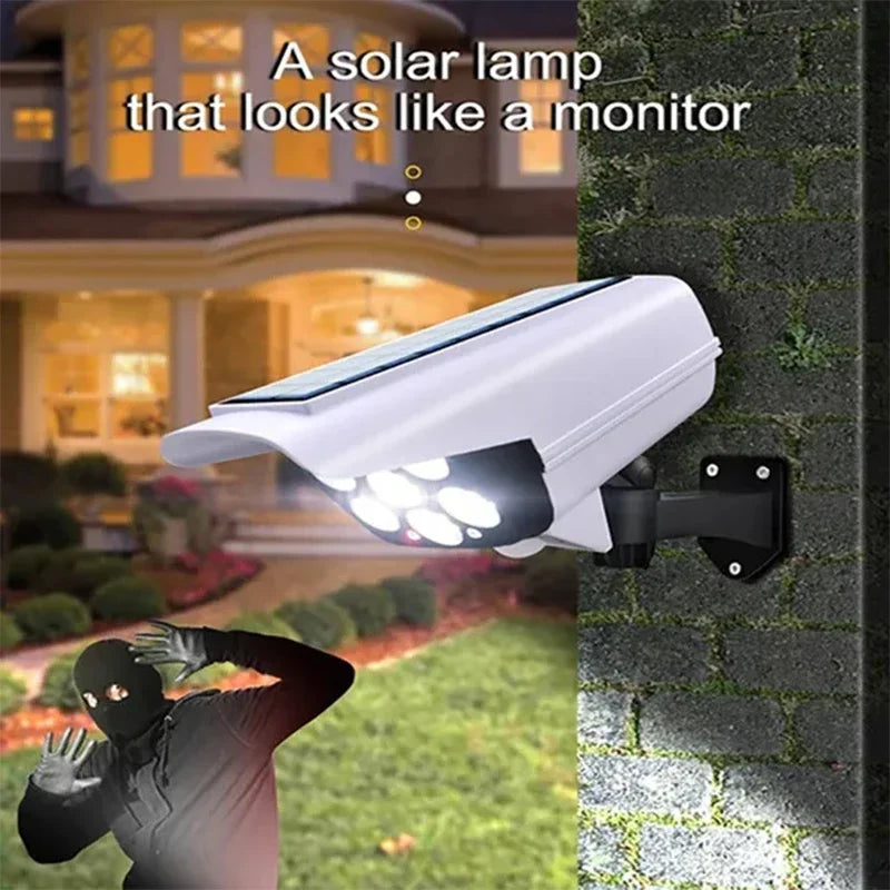 77LED Solar Light Simulation Security Dummy Camera Motion Sensor
