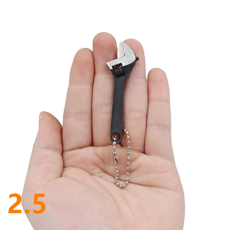 Mini 2.5/4 Inch Adjustable Spanner Open-End Wrench Tools Small Wrench