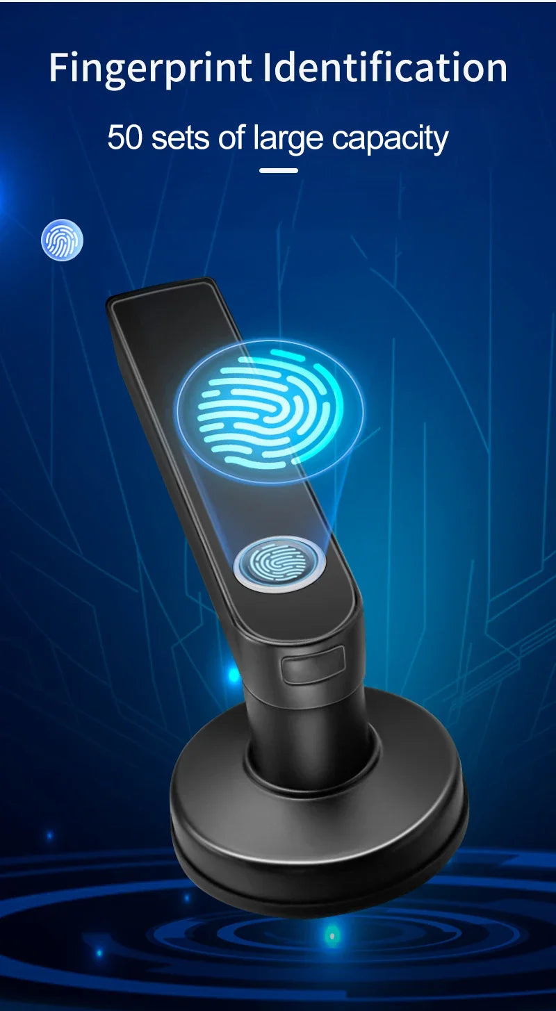 Tuya App Bluetooth Smart Fingerprint Door Lock Password Mechanical