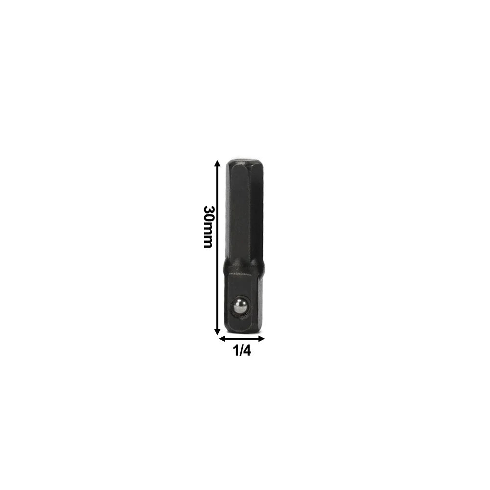 1/4" Impact Socket Adapter & Nut Driver Set — 1-Piece or 4-Piece Kit