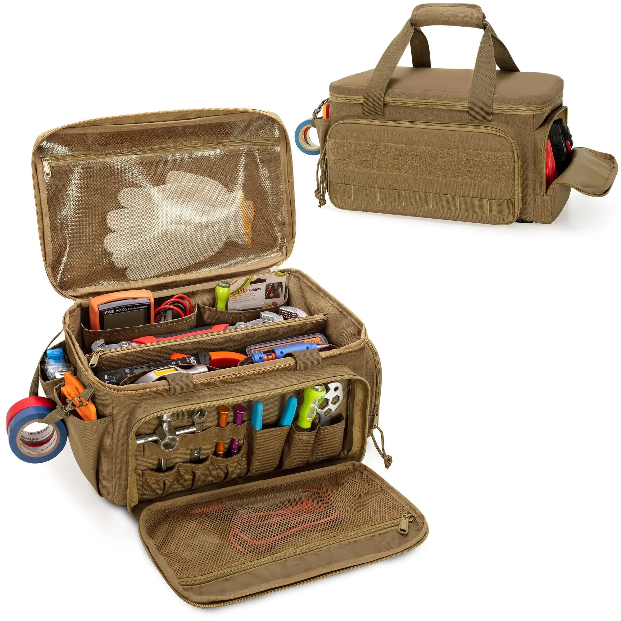 14inch Multifunctional Tool Bag Thickened Large Capacity Waterproofed