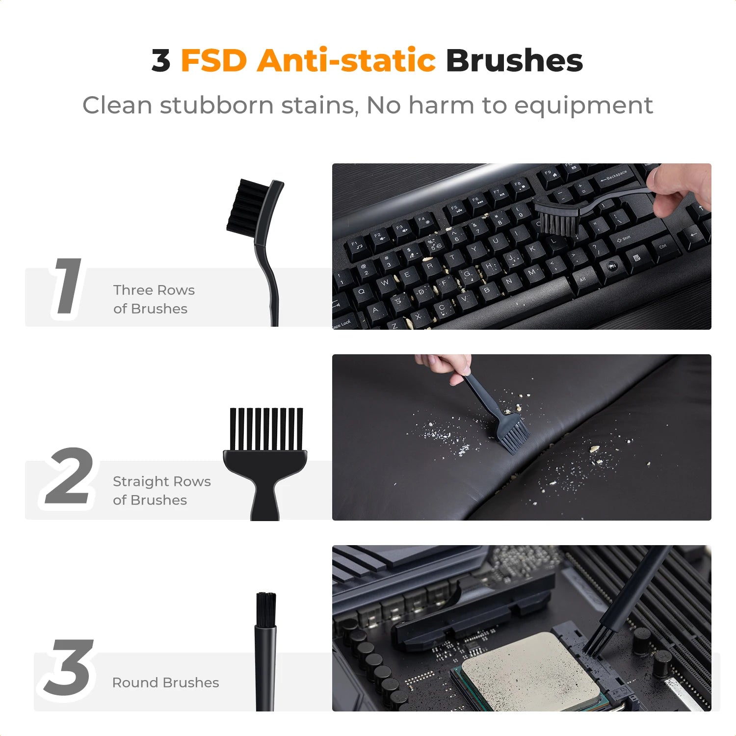 K&F Concept Cordless Electric Air Duster – PC, Laptop & Camera Cleaner