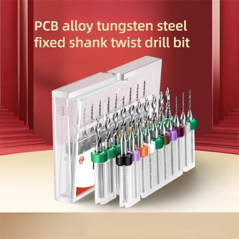 TG Hard Alloy 0.2/0.5-3.0mm Micro Drill Bits Print Circuit Board