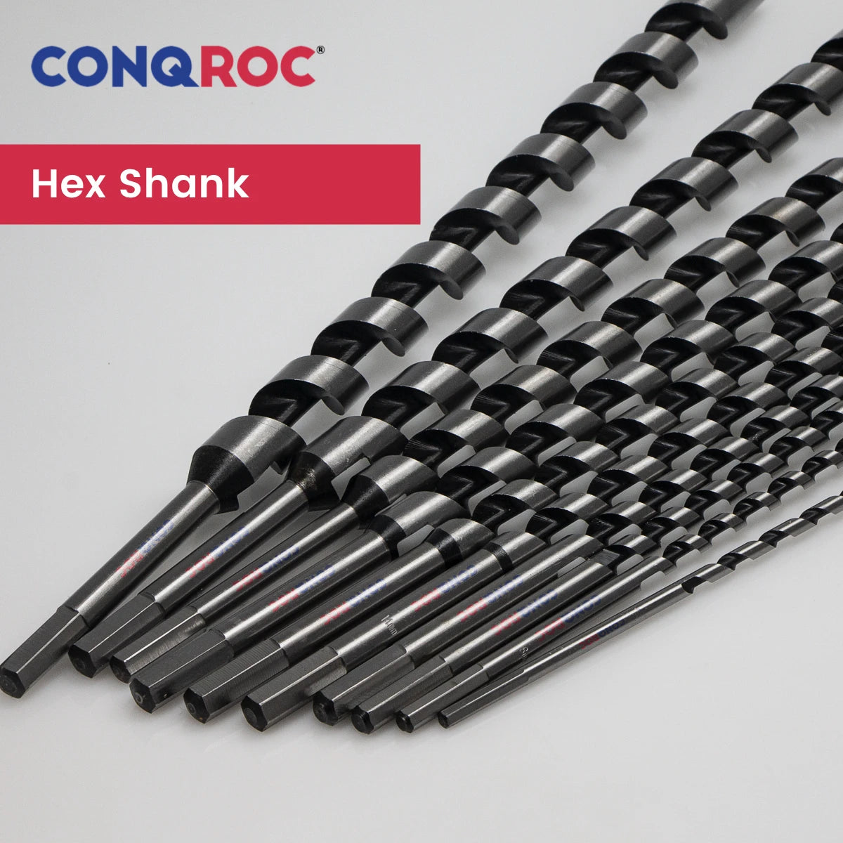 460mm Spiral-Flute Long Auger Drill Bit Self-Centering Pole Bit Hex