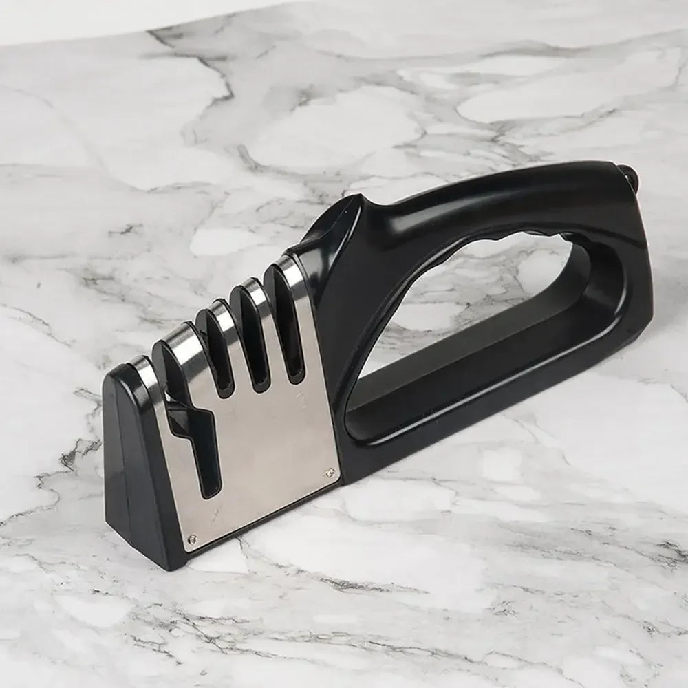 Kitchen 4 Segment Knife Sharpener Multifunctional Portable Non-slip