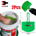 1/2Pcs Curved Bucket Scoop Scraper Spackle Paint Putty Knife Drywall
