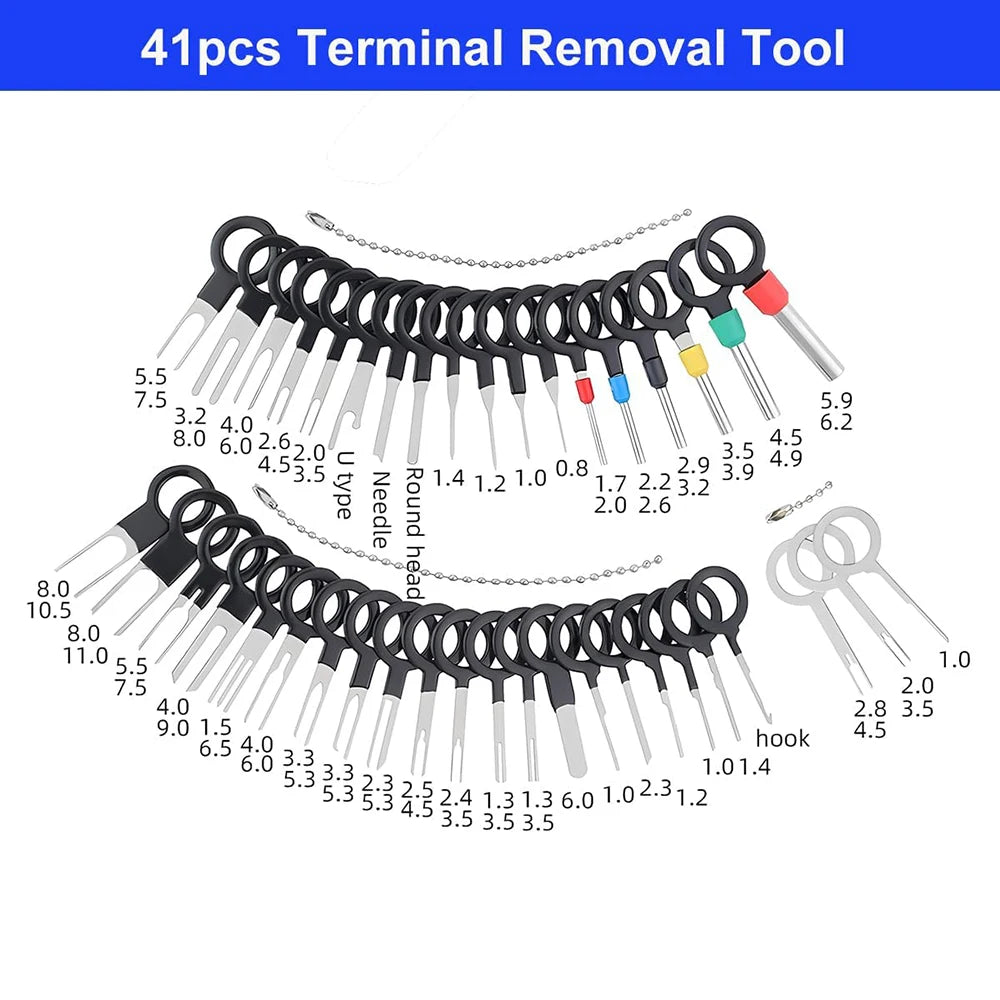 1200-Piece Car Connector Pin Kit – 1–3.5mm Wire Crimp Terminals