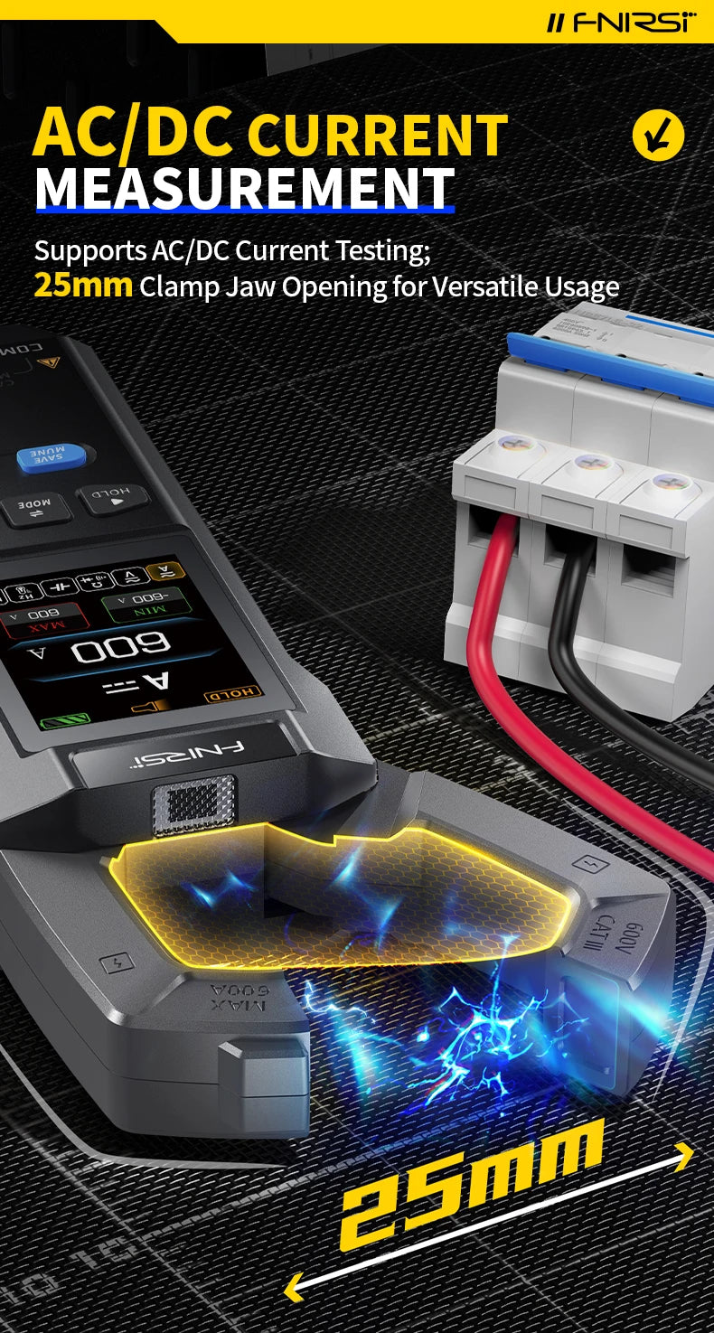 FNIRSI DMC-100 10000 Counts DC AC Current USB rechargeable Clamp